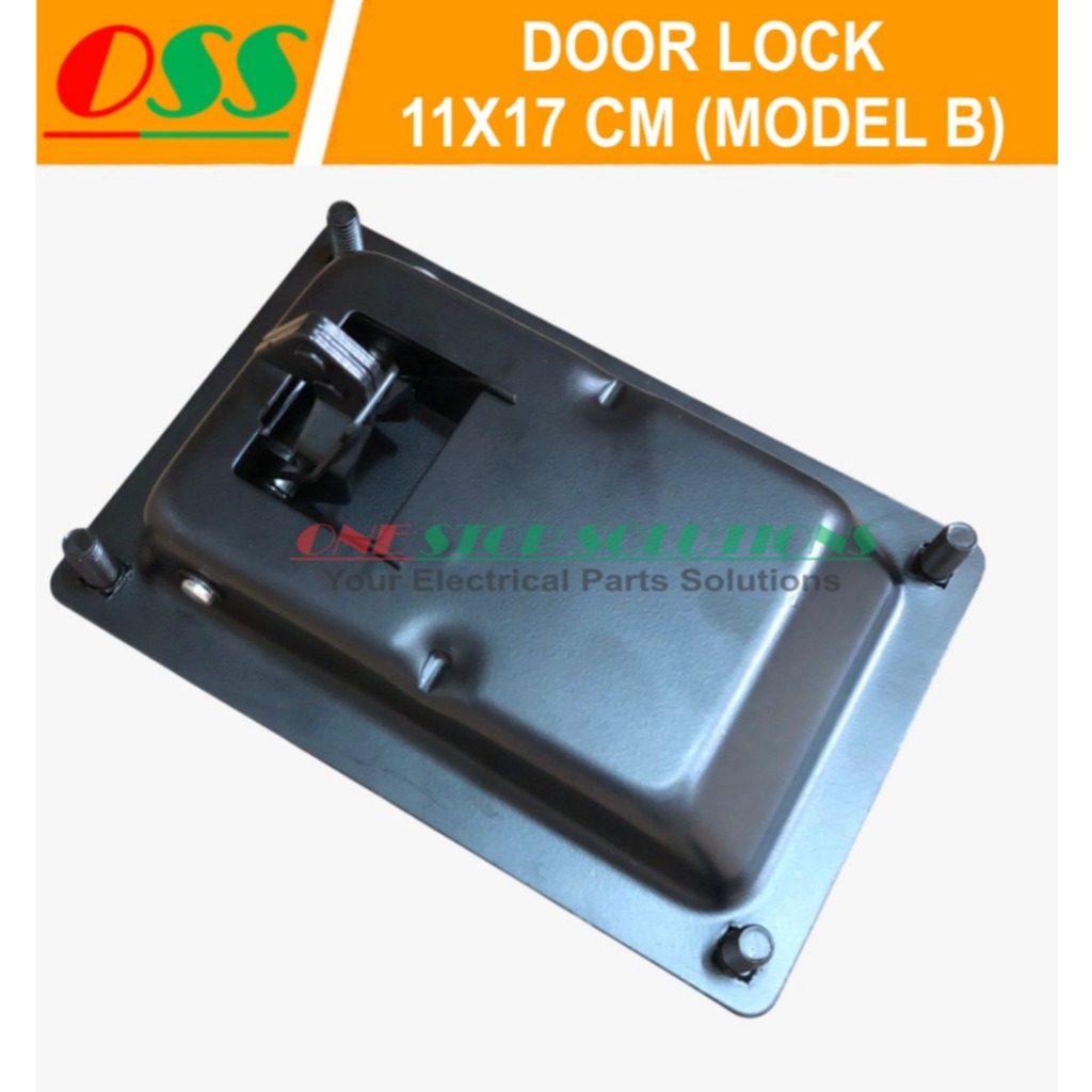 Jual DOOR LOCK / DOORLOCK HITAM BESI BESAR GENSET PANEL 11x17 CM ...