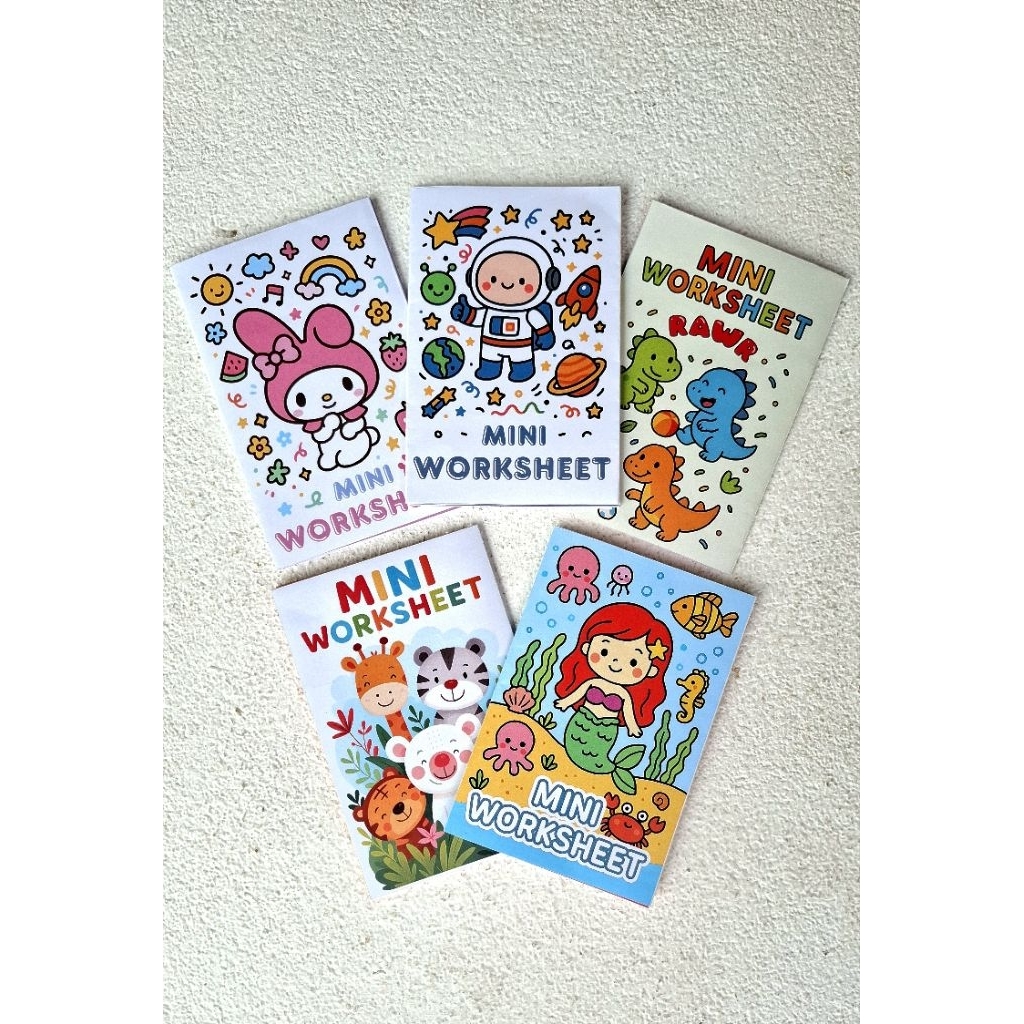 Jual MINI WORKSHEET /WORKSHEET ANAK/WORKSHEET KINDERGARTEN /WORKSHEET ...