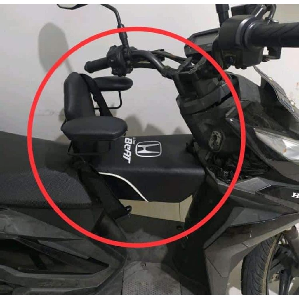 Jok Bonceng Anak Model Sandaran Untuk Motor Matic Dan Bebek| Safety Belt - foto 1