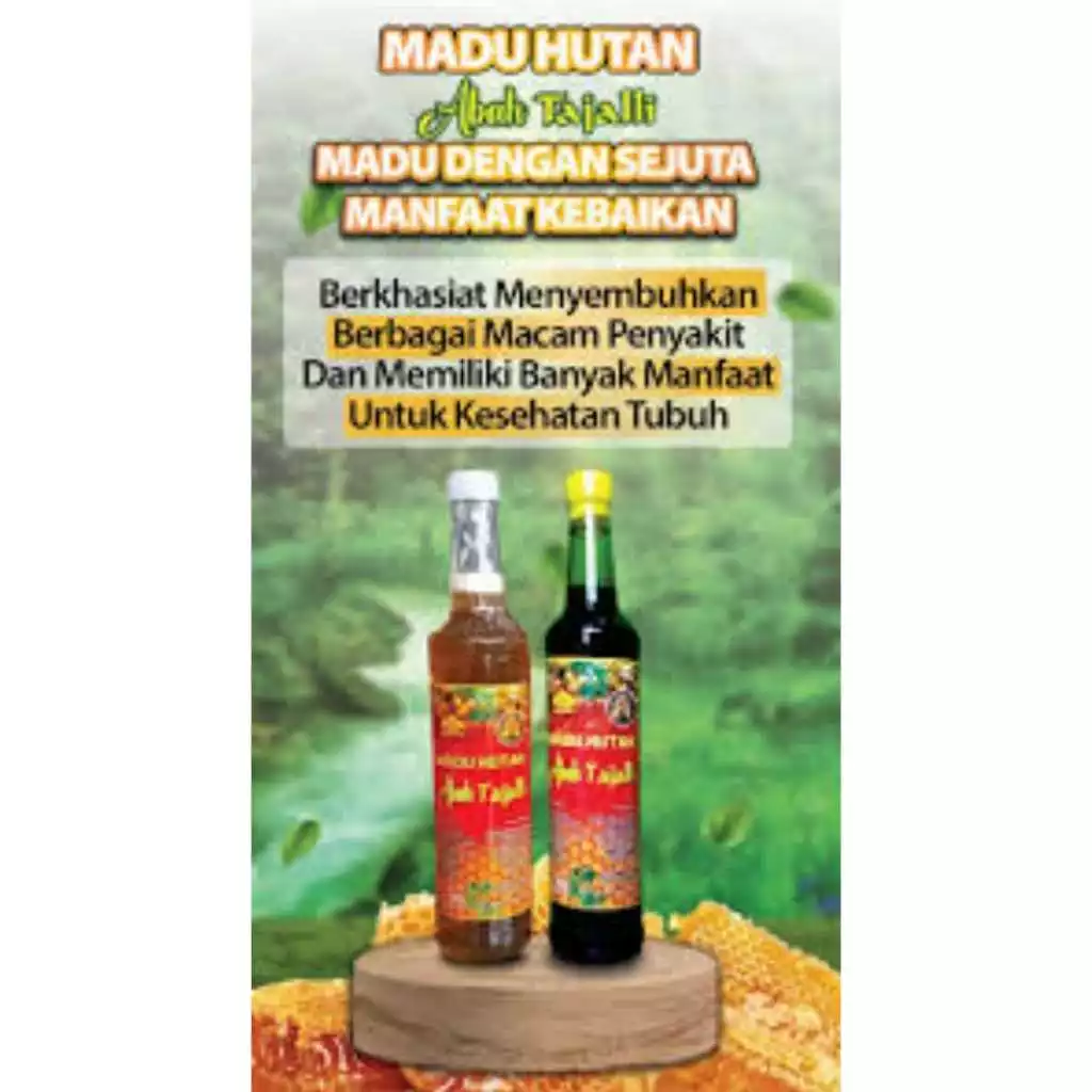 Madu Hutan Murni Abah Tajjali 100% Asli