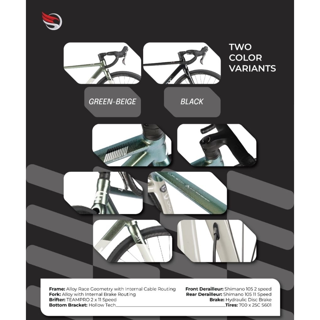 Jual Roadbike element curved 11speed / 11 speed NEW | Shopee Indonesia