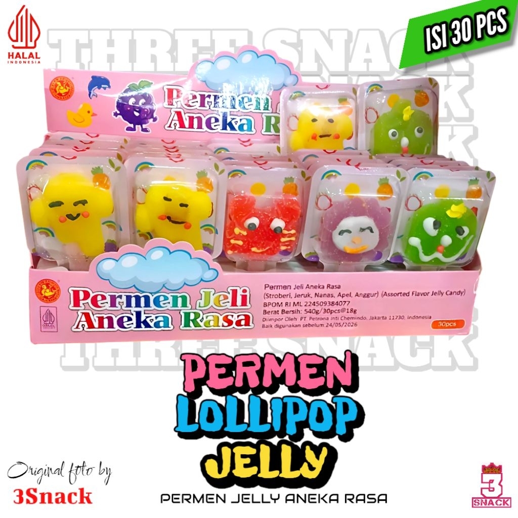 Jual Permen Lunak Jelly Aneka Rasa 1 Box Isi 30 Pcs | Shopee Indonesia