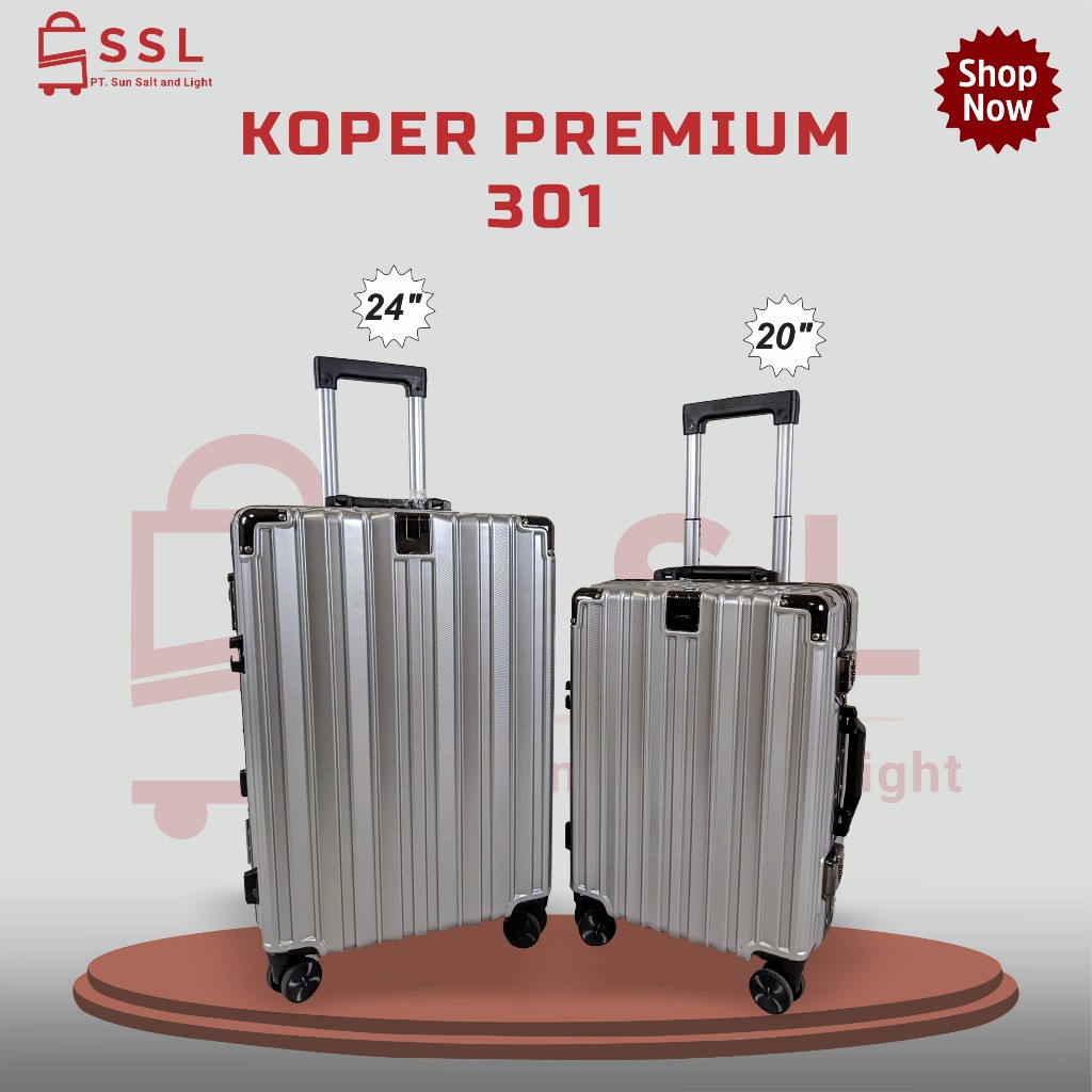 Jual Koper Premium 301 20/24 inch Full Polycarbonate TSB Lock Aluminium ...