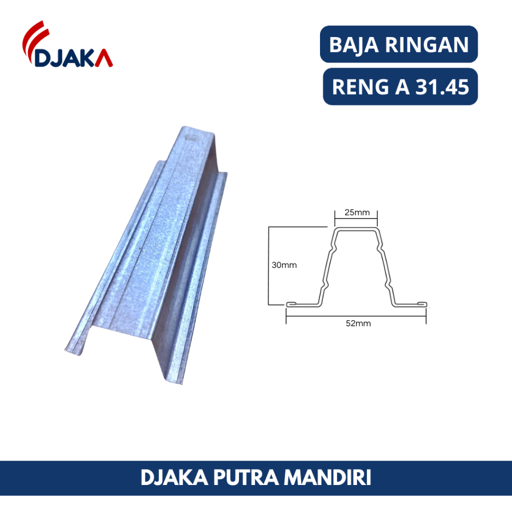Jual Baja Ringan Reng A 31.45 Galvalume | Shopee Indonesia