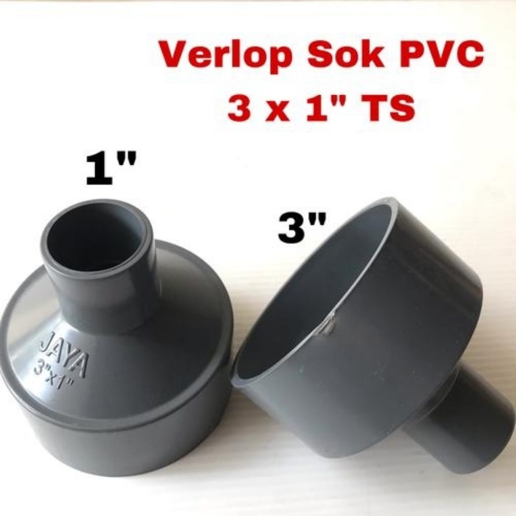 Jual verlop sok 3-1,vsok pipa 3-1,reducer pipa PVC 3-1 | Shopee Indonesia