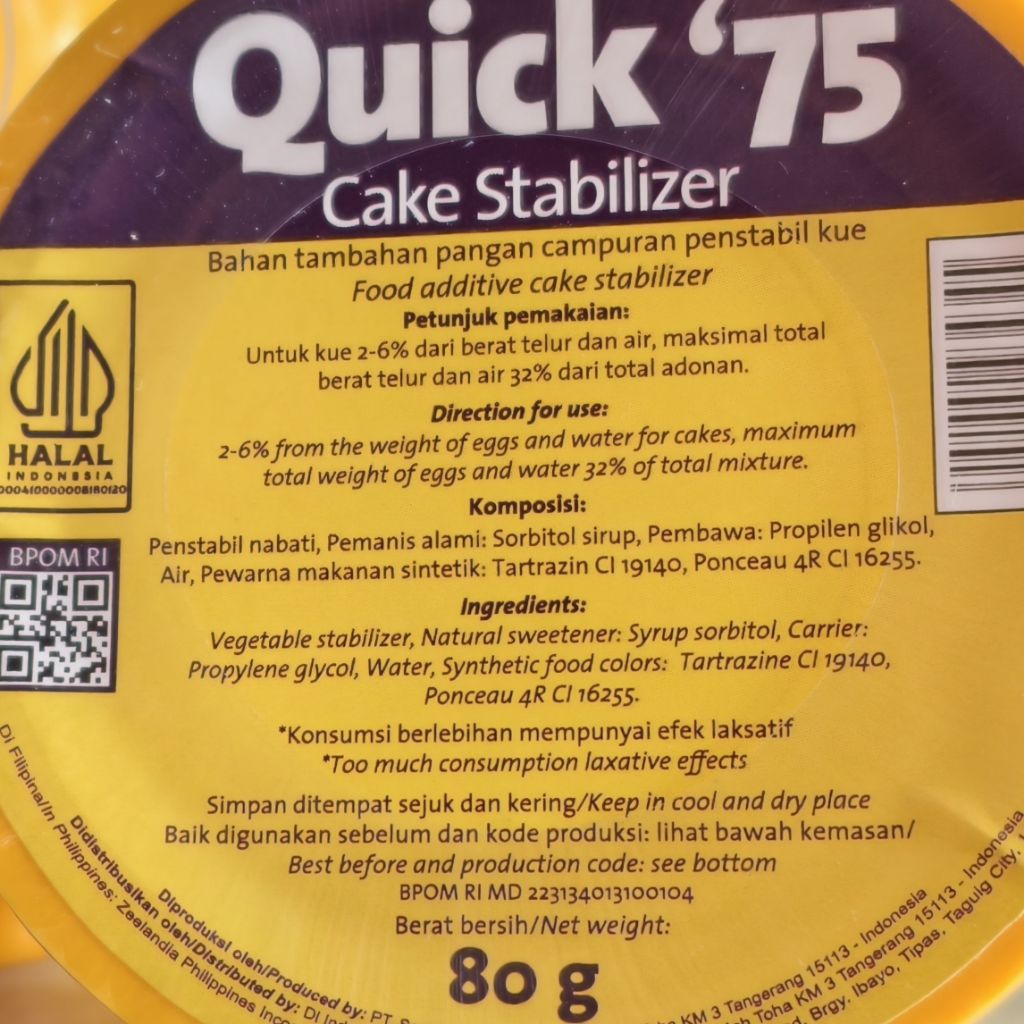Jual Quick 75 Emulsifier 80Gr / Quick 75 SP 80Gr | Shopee Indonesia