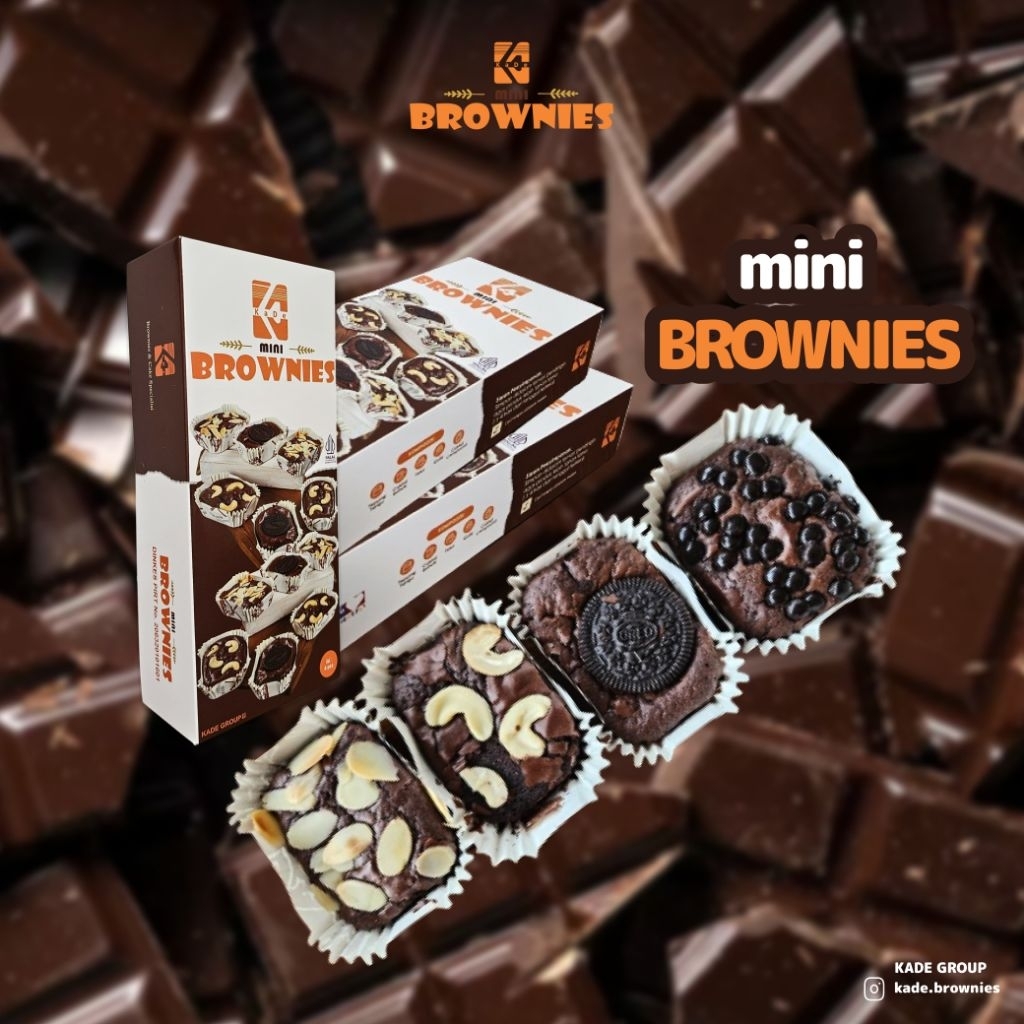 Jual BROWNIES MINI PANGGANG | BROWNIES MINI KADE Isi 4 pcs | Shopee ...