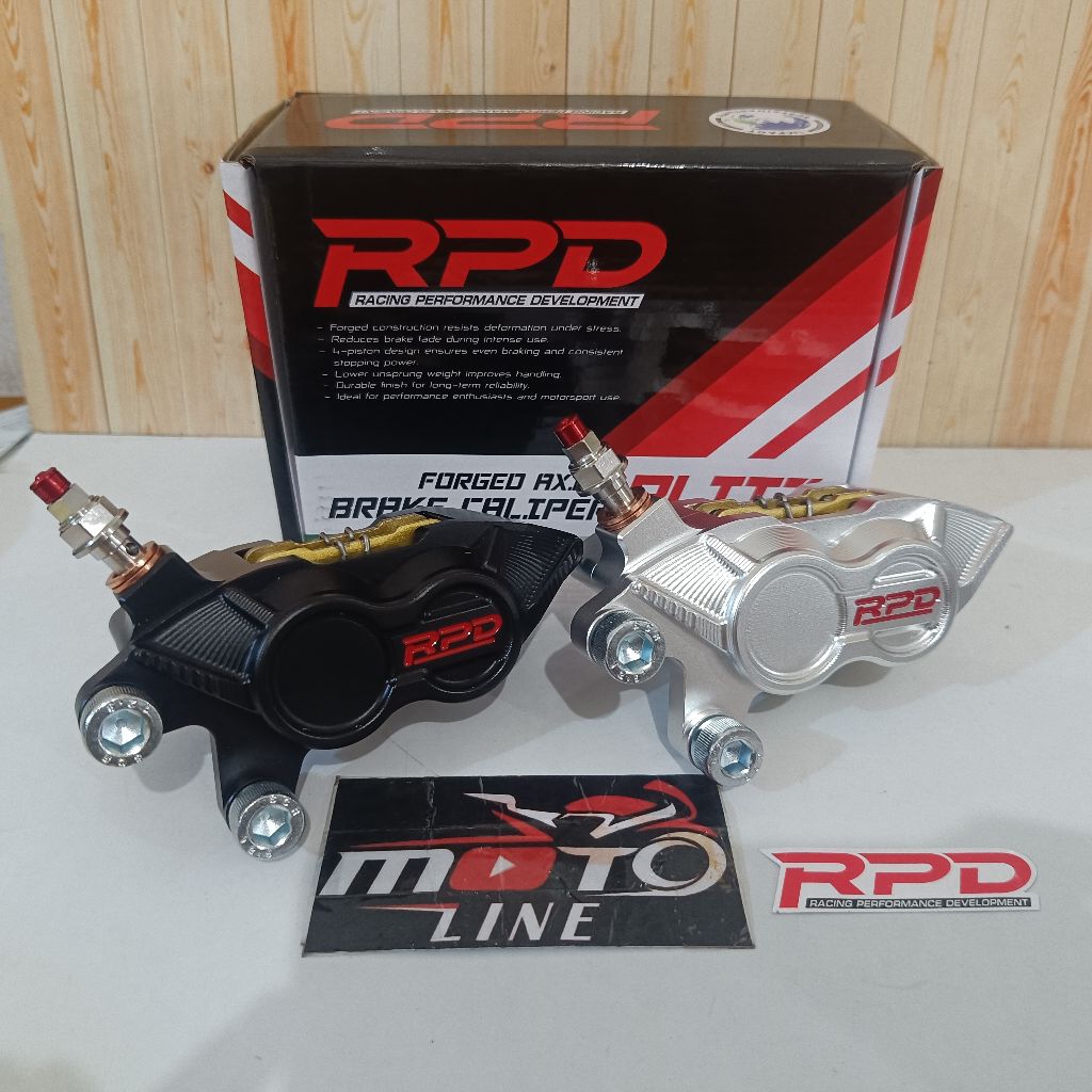 Jual KALIPER RPD BLITZ AXIAL 4 PISTON RPD BRAKE CALIPER BLITZ AXIAL 4P ...
