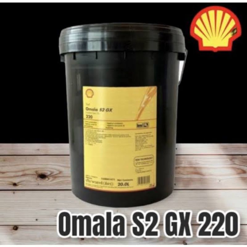 Jual SHELL OMALA S2 GX 220 GEAR OIL ISO VG 220 | Shopee Indonesia