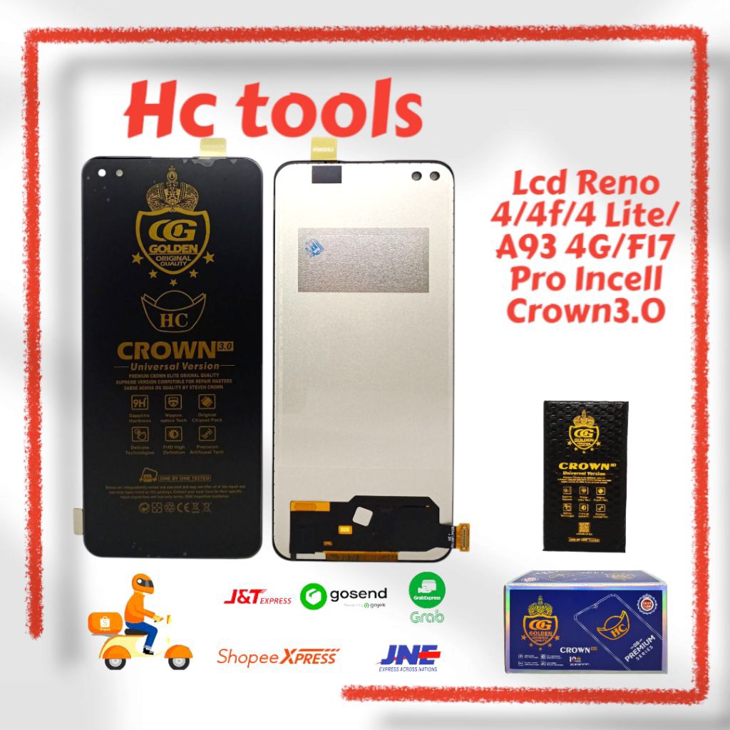 Jual LCD TOUCHSCREEN OP RENO 4/4F/4 LITE/A93 4G/F17 PRO INCELL | Shopee ...