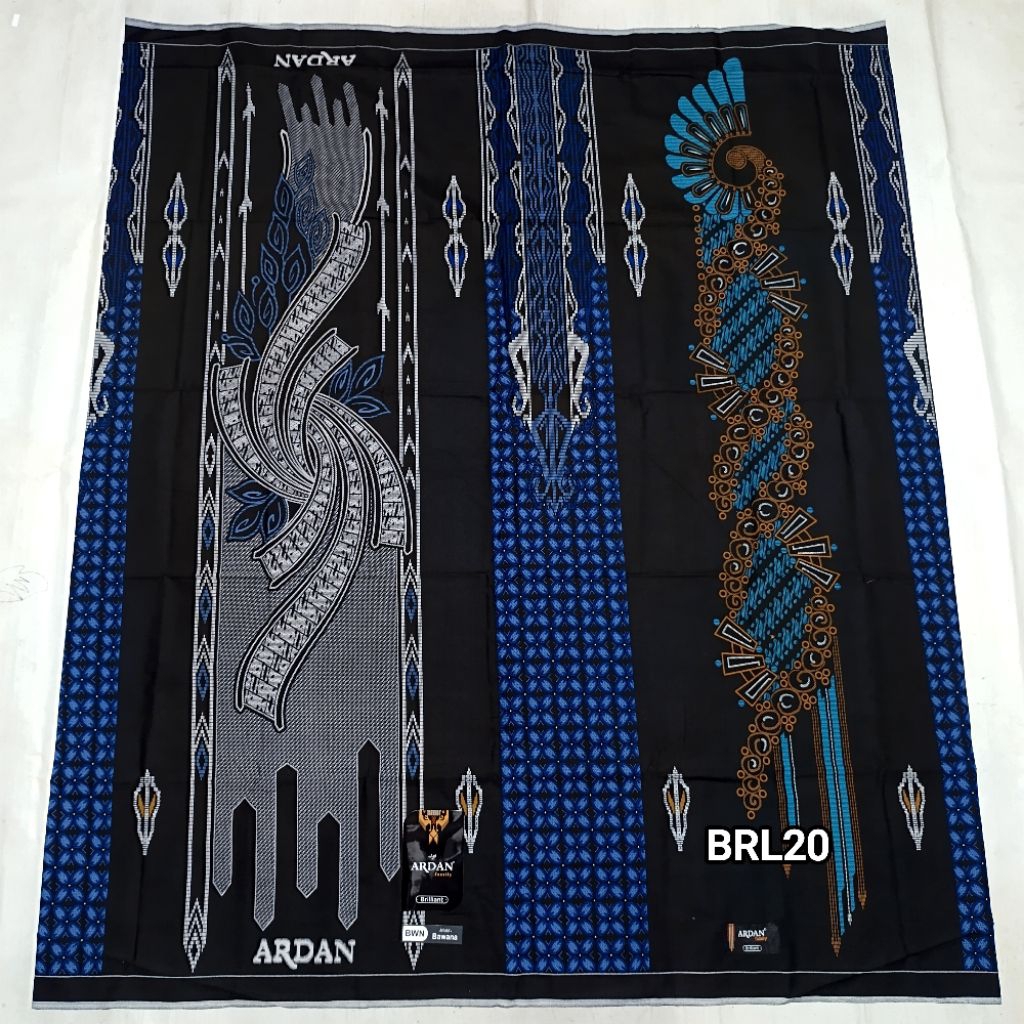 sarung ardan family briliant batik gold silver