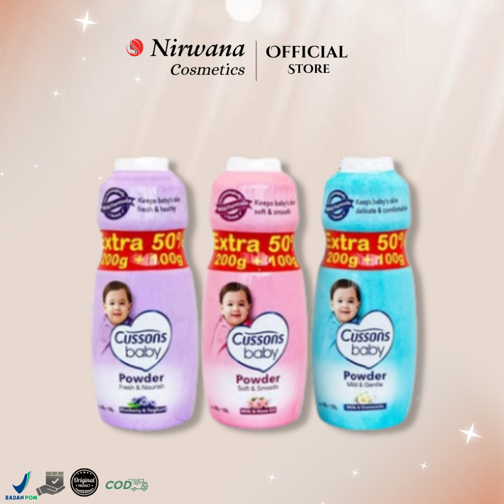 Jual CUSSONS BABY POWDER 200G + 60G -Nirwana Cosmetics- | Shopee Indonesia