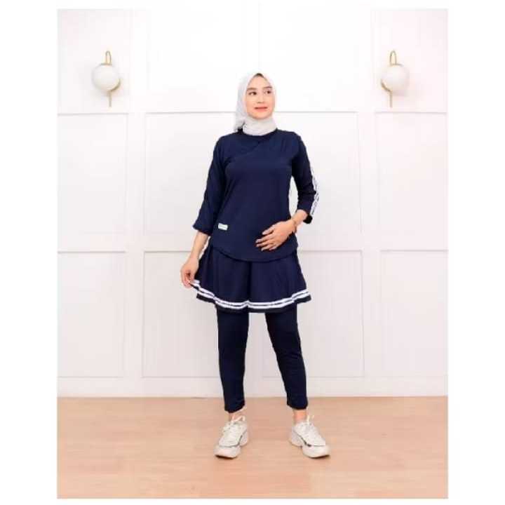 Jual setelan olahrga wanita muslimah outfit olahraga wanita hijab