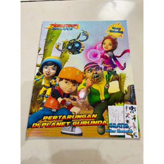 ( PROMO BUKU MURAH ORIGINAL ) BUKU ANAK / AKTIVITAS ANAK / MEWARNAI / Boboiboy Galaxy Pertarungan Di Planet GurundaH