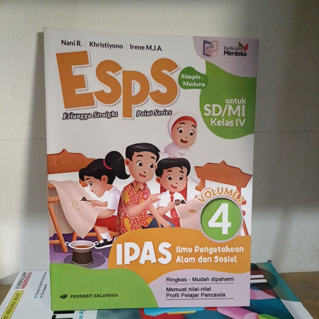 Jual buku esps IPAS ilmu pengetahuan alam dan sosial untuk SD kelas 4 ...