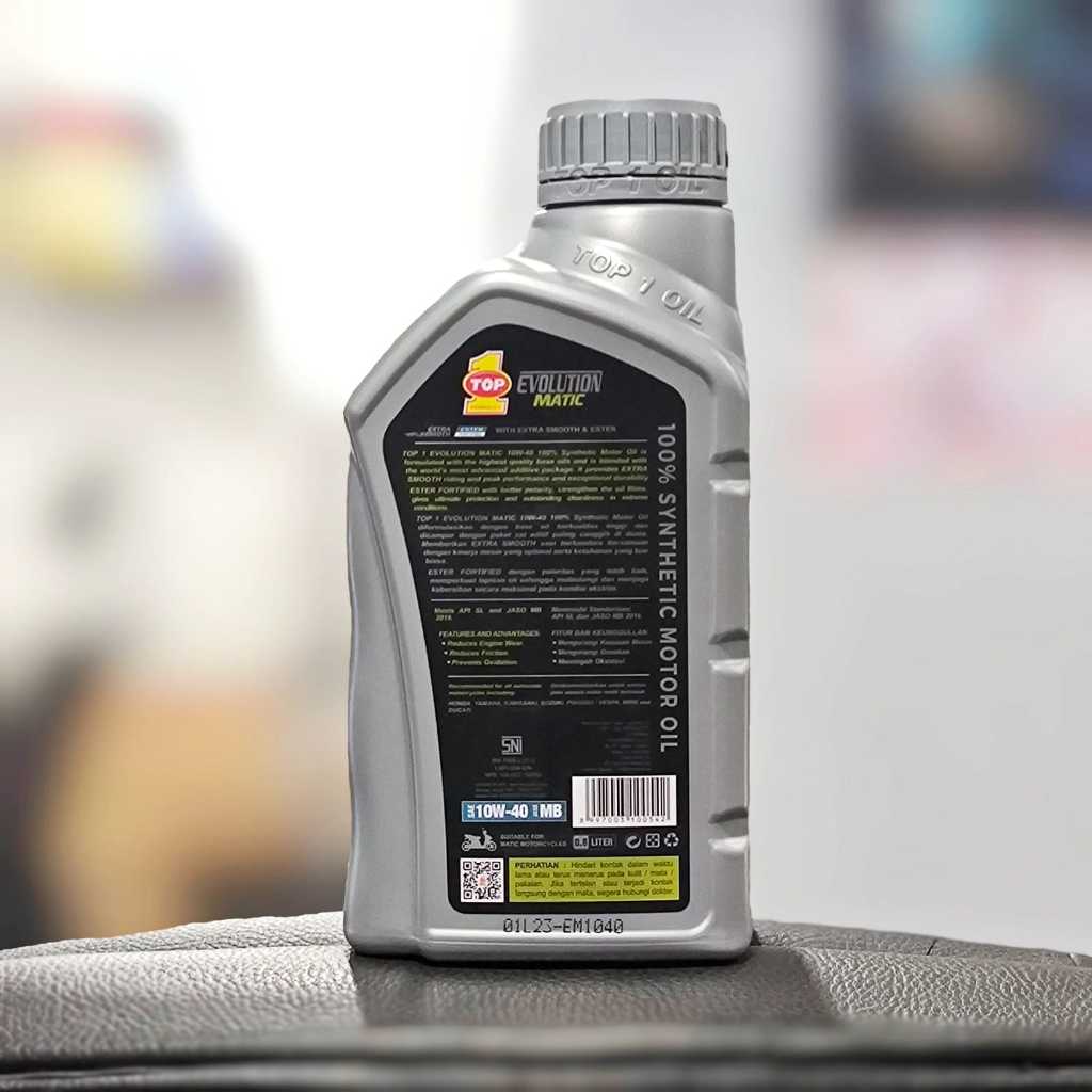 Jual TOP1 TOP 1 OLI OIL MOTOR MATIK EVOLUTION MATIC 10W40 800ML 100% ...