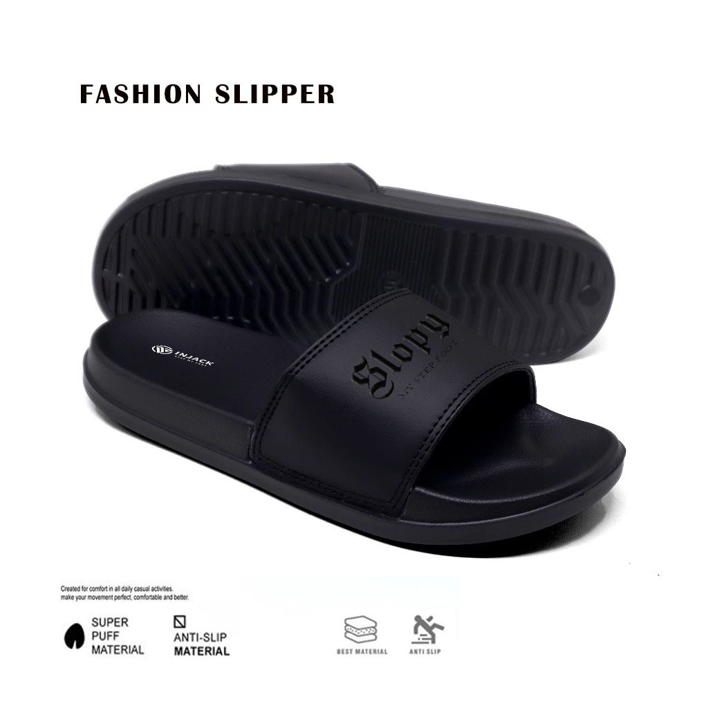Jual Sendal / Sandal Flat Unisex Simple Slot Gesper Termurah Terbaru ...