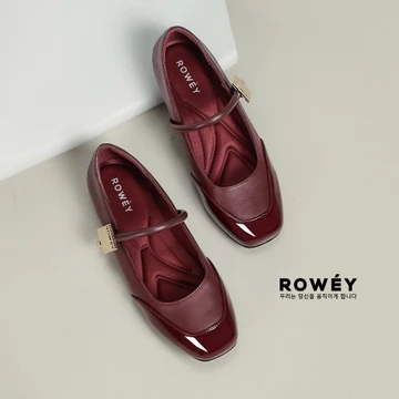 Rowey Sepatu Wanita Flat Shoes Korea Sepatu Mewah Azuki