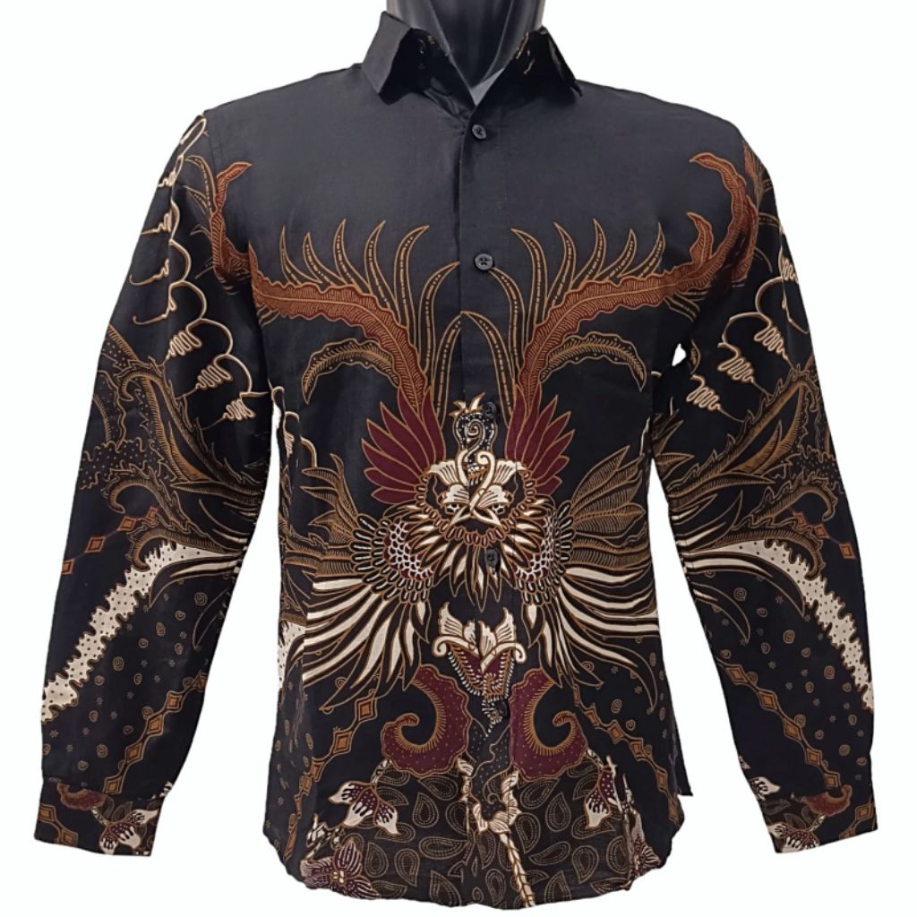Baju Batik Pria Premium Lengan Panjang Kemeja Batik Cowok Laki