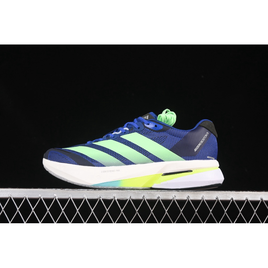 Jual [PO] Sneakers ADS Adizero Boston 13 Lucid Blue Lime Burst (JS4944 ...