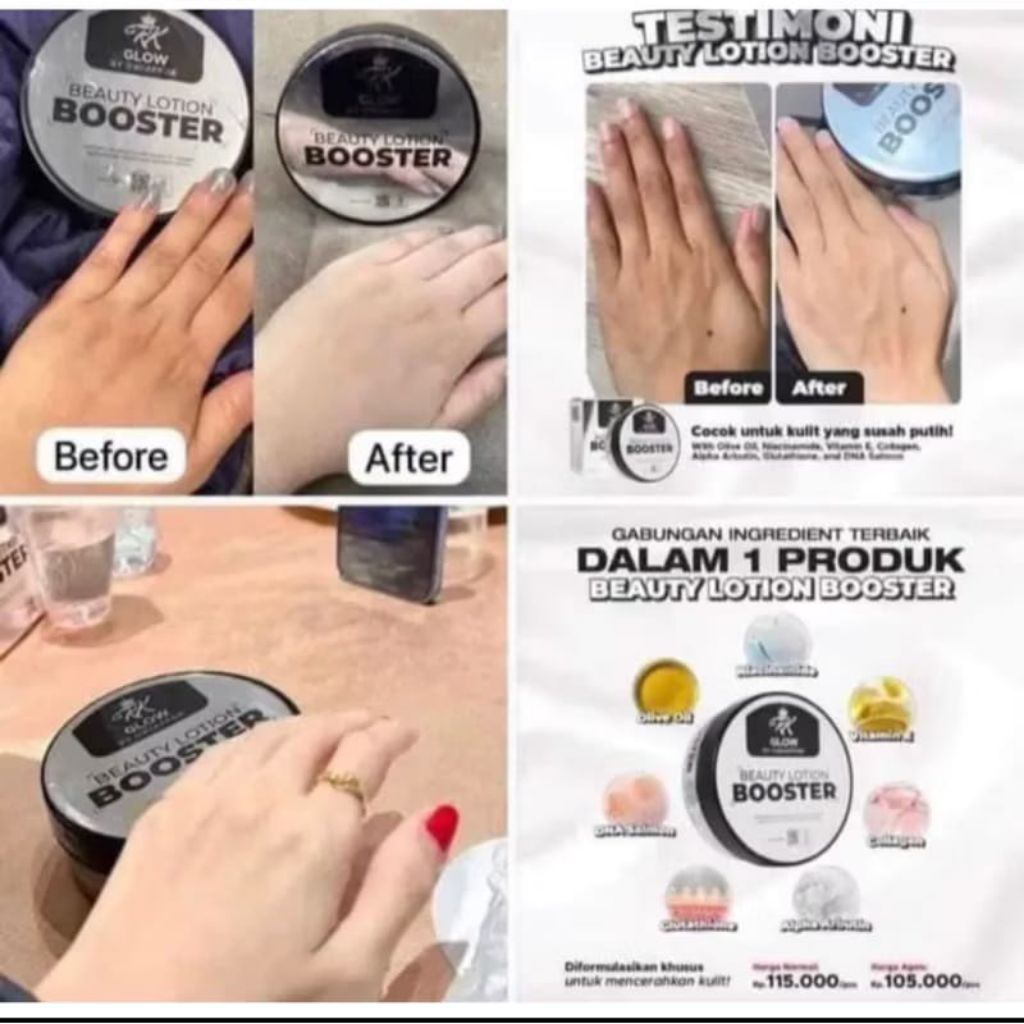 Product image RK Glow Body Lotion Series RK Lotion Spv Whitening/Lotion Booster/Body Scrub 3