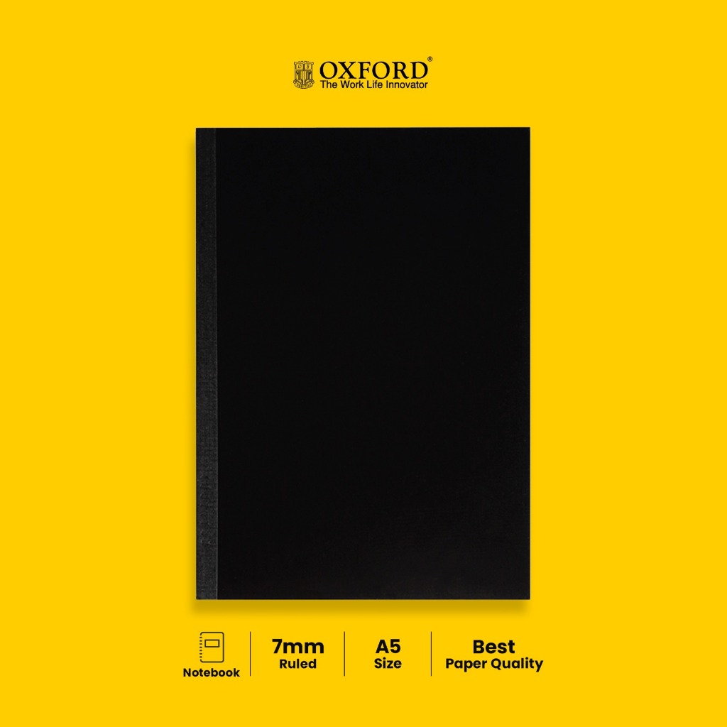 Jual Oxford Black-Note Buku Tulis A5 – 56 Lembar, Teknologi Lay-Flat ...
