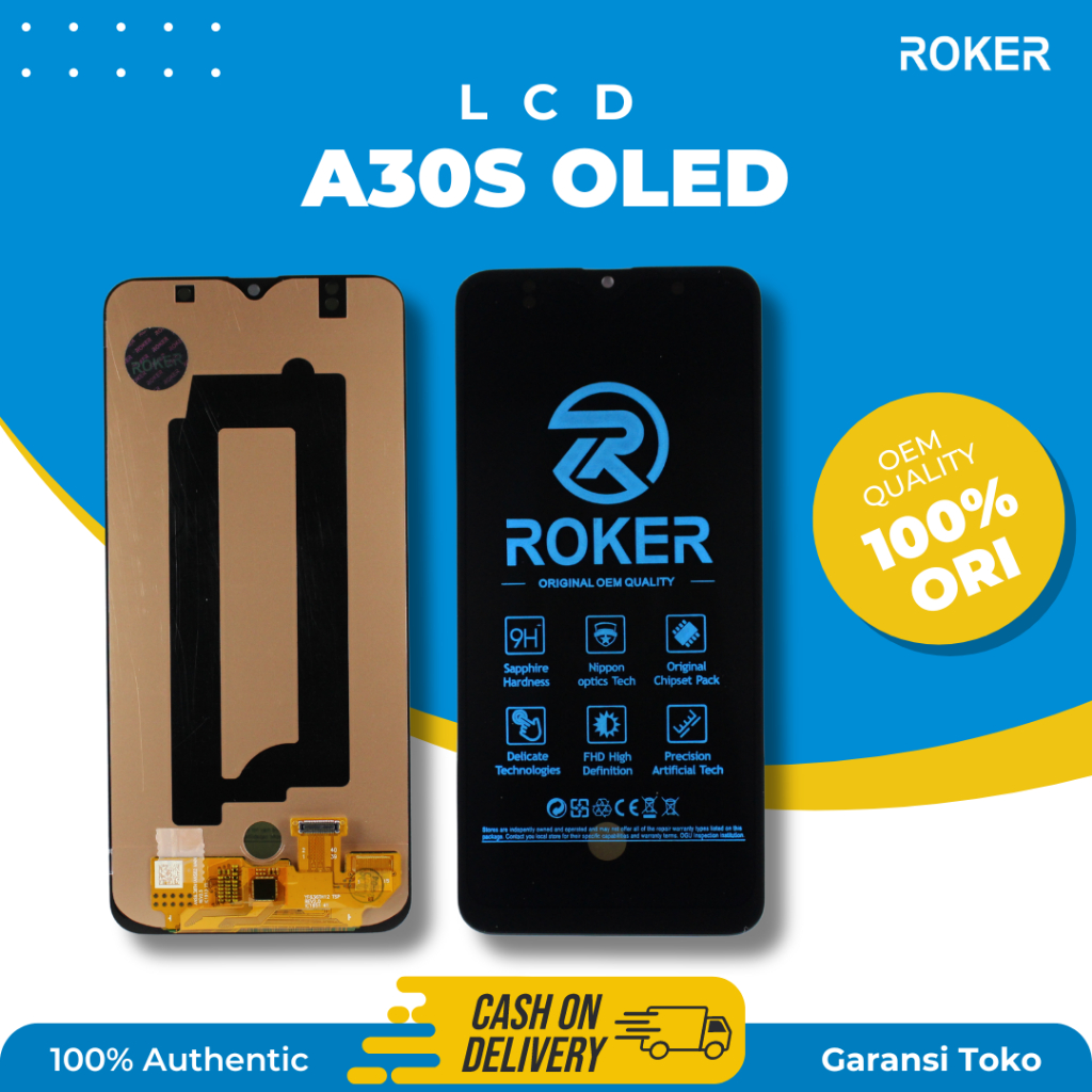Jual ROKER LCD SAMSUNG A30S OLED FULLSET LCD TOUCHSCREEN ORIGINAL 100% ...