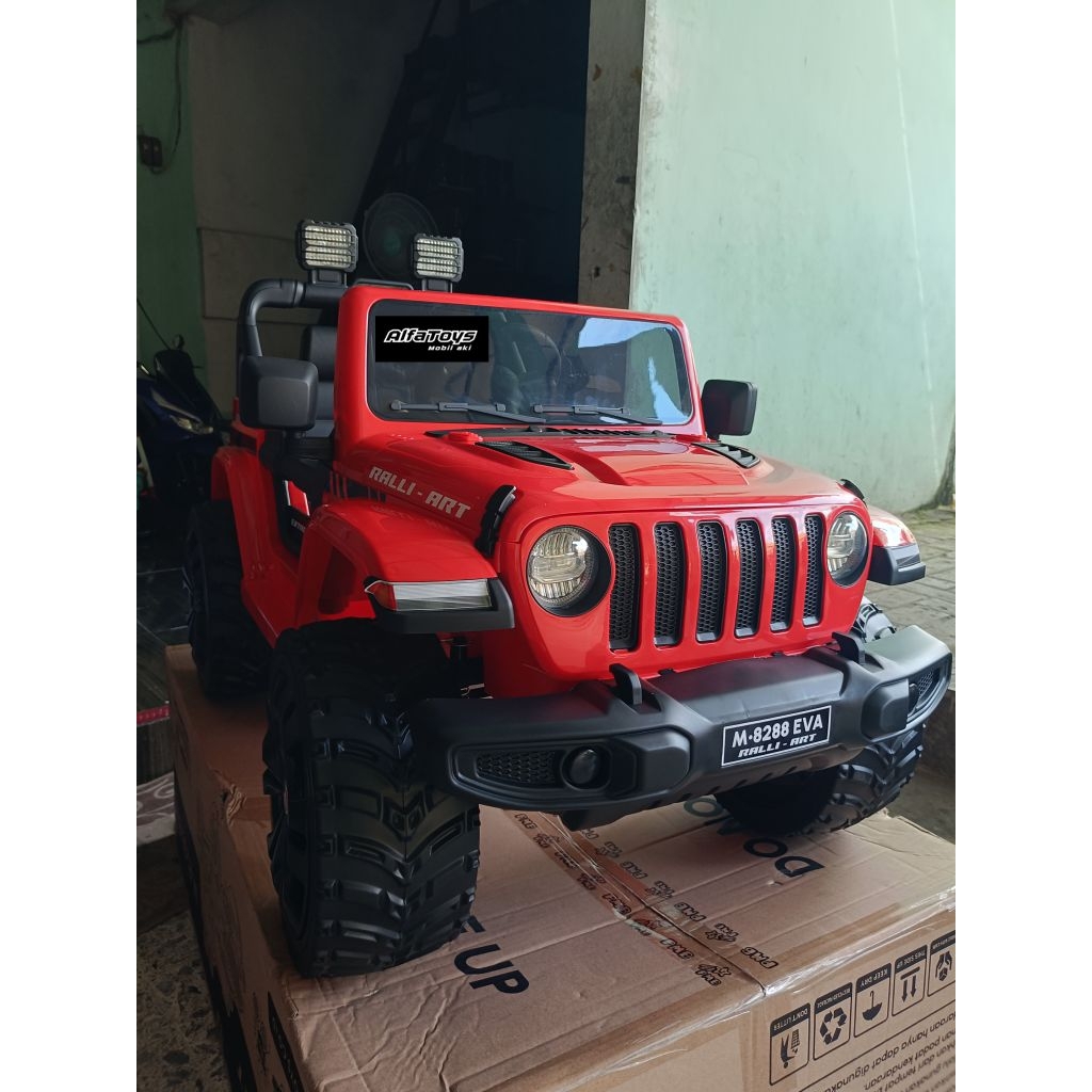 Jual MOBIL AKI JEEP RUBICON M-8288 EVA M-8288 DUAL OFF ROAD RODA KARET ...