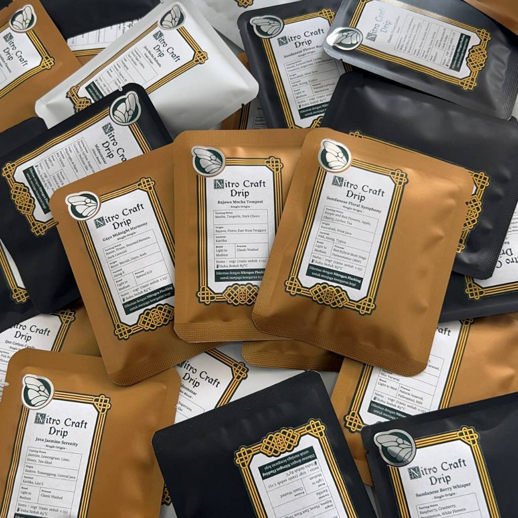 Jual Kopi Tubruk Sachet - Nitro Craft Drip (16 Varian Rasa) | Shopee ...