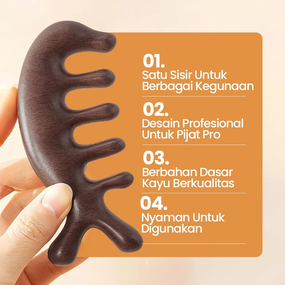 Jual Sisir Pijat Terapi Rambut Kepala Leher Bahu Jidat Serbaguna ...