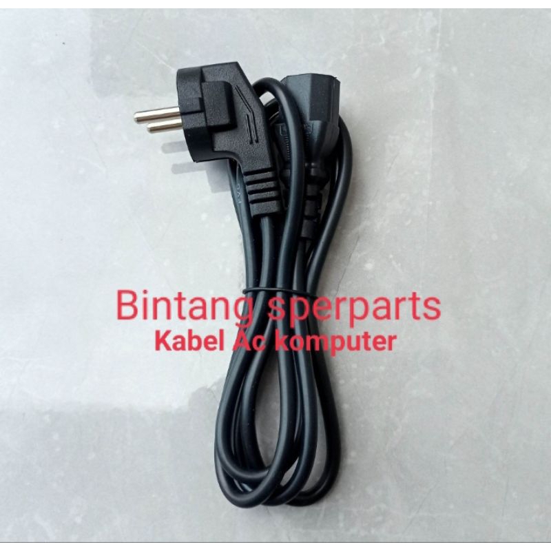 Jual KABEL AC KOMPUTER 1.5m KABEL AC KOMPUTER 1,5 METER KABEL LISTRIK ...