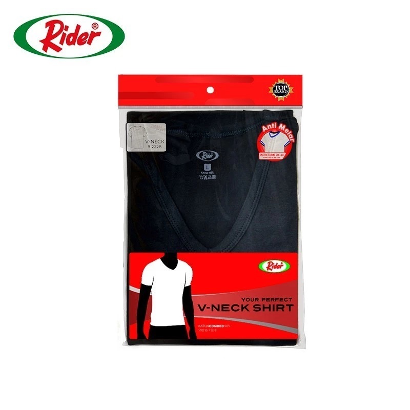 Jual ( 3pc ) Oblong Rider V-Neck | Rider Kaos Dalam Pria Vneck | Kaos ...