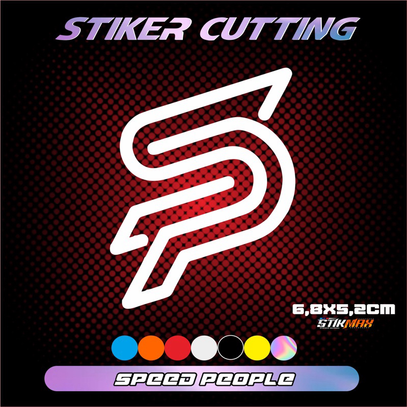 Jual stiker cutting SP SPEED PEOPLE aestethic RACING viral hits estetik ...