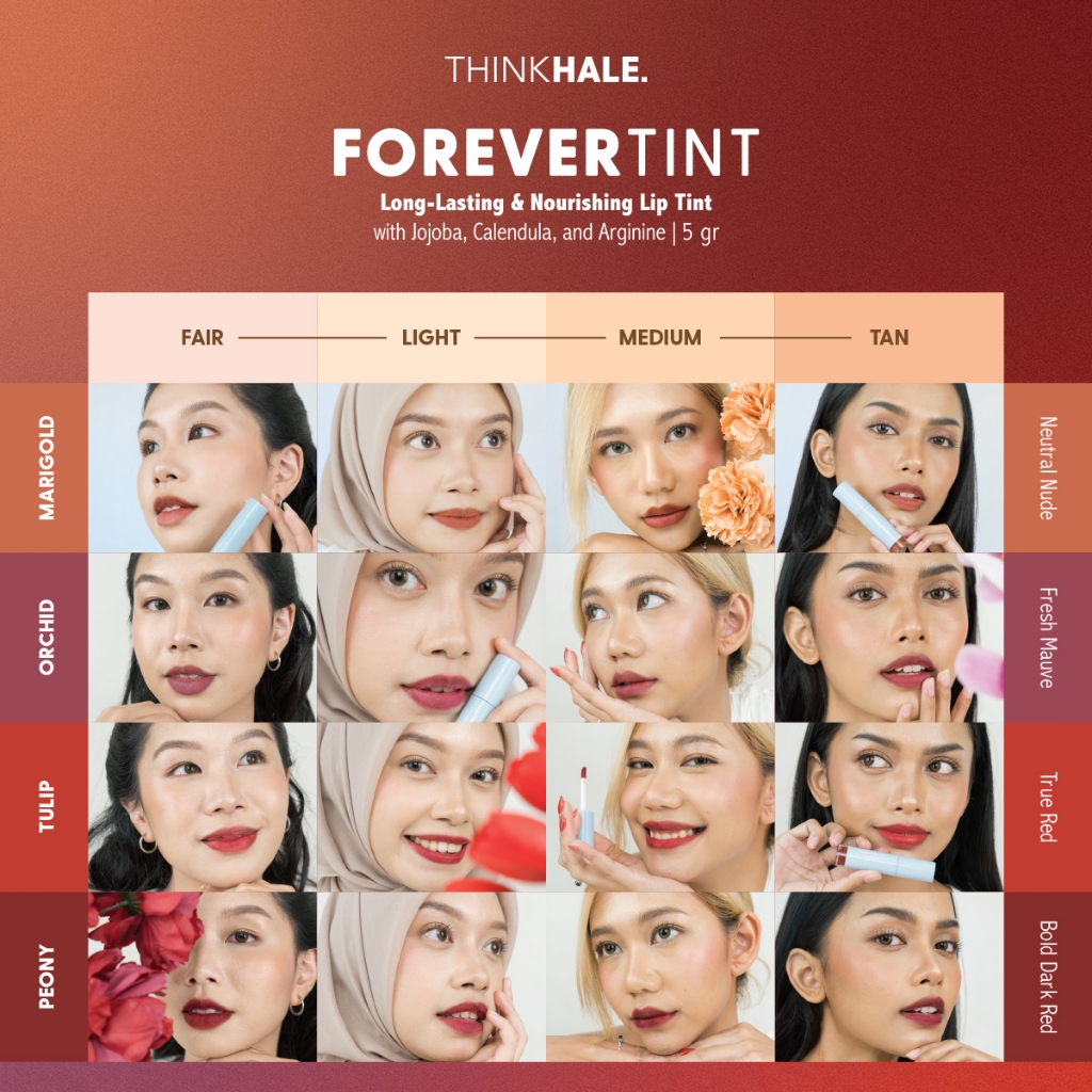 Jual THINK HALE The Relief + Forever Tint Bundle – Paket Lip Tint Tahan ...