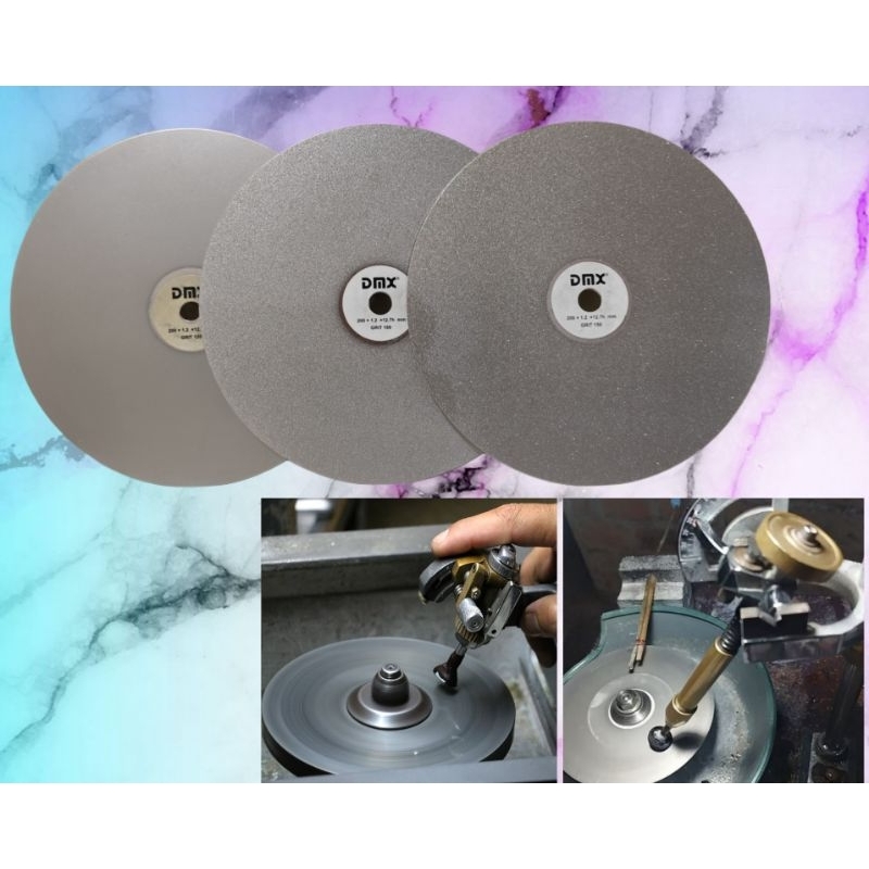 Jual diamond disc Lapping wheel 8 inch / 200mm mata amplas intan Tajam ...