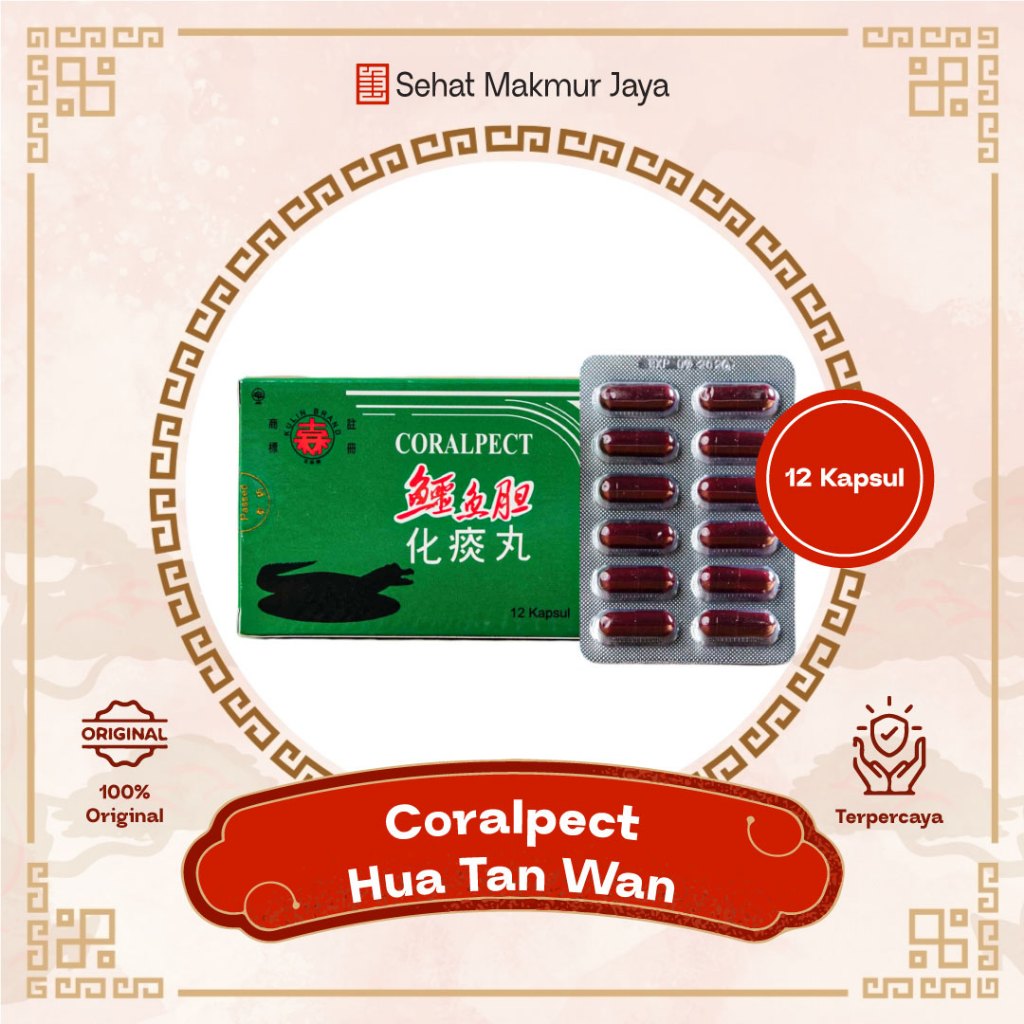 Jual Coralpect Hua Tan Wan - Isi 12 Kapsul | Shopee Indonesia