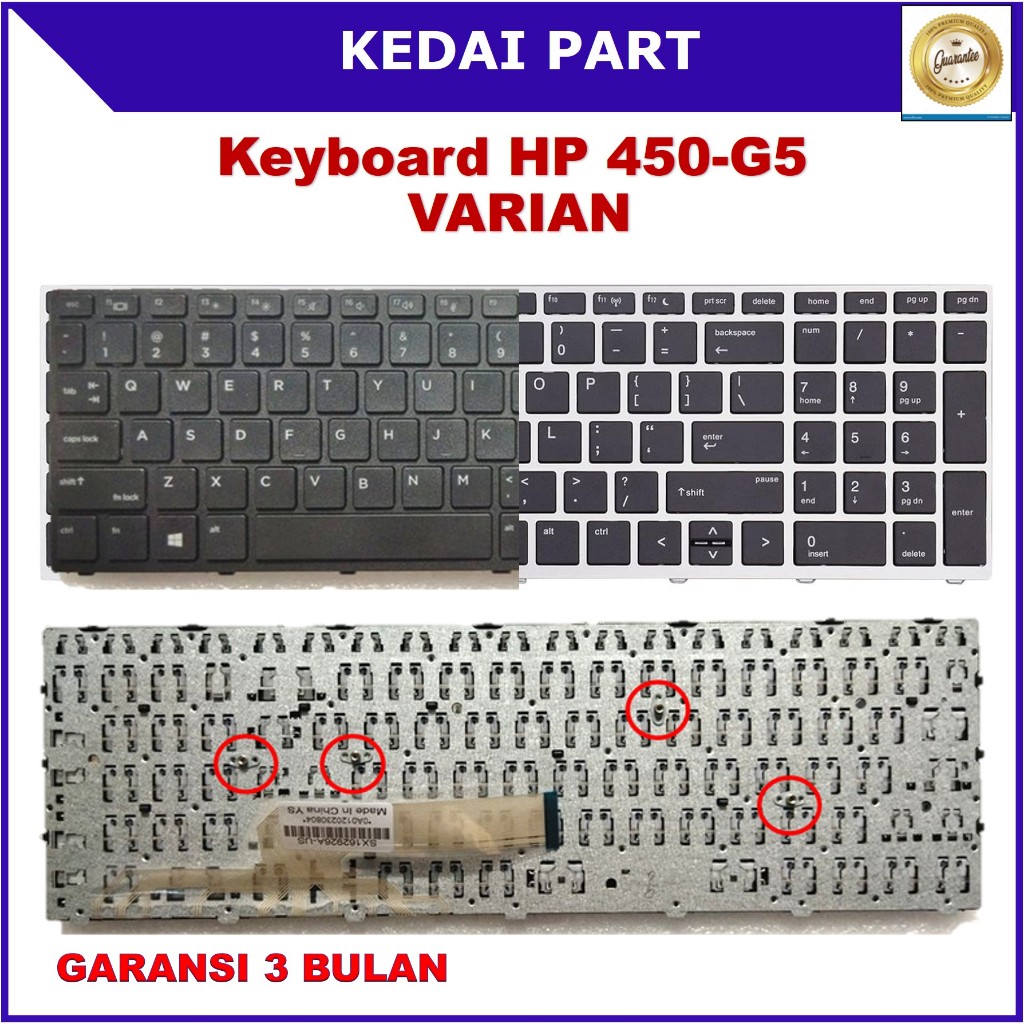 Jual Keyboard HP Probook 450-G5 450 G5 455-G5 455 G5 470-G5 470 G5 ...