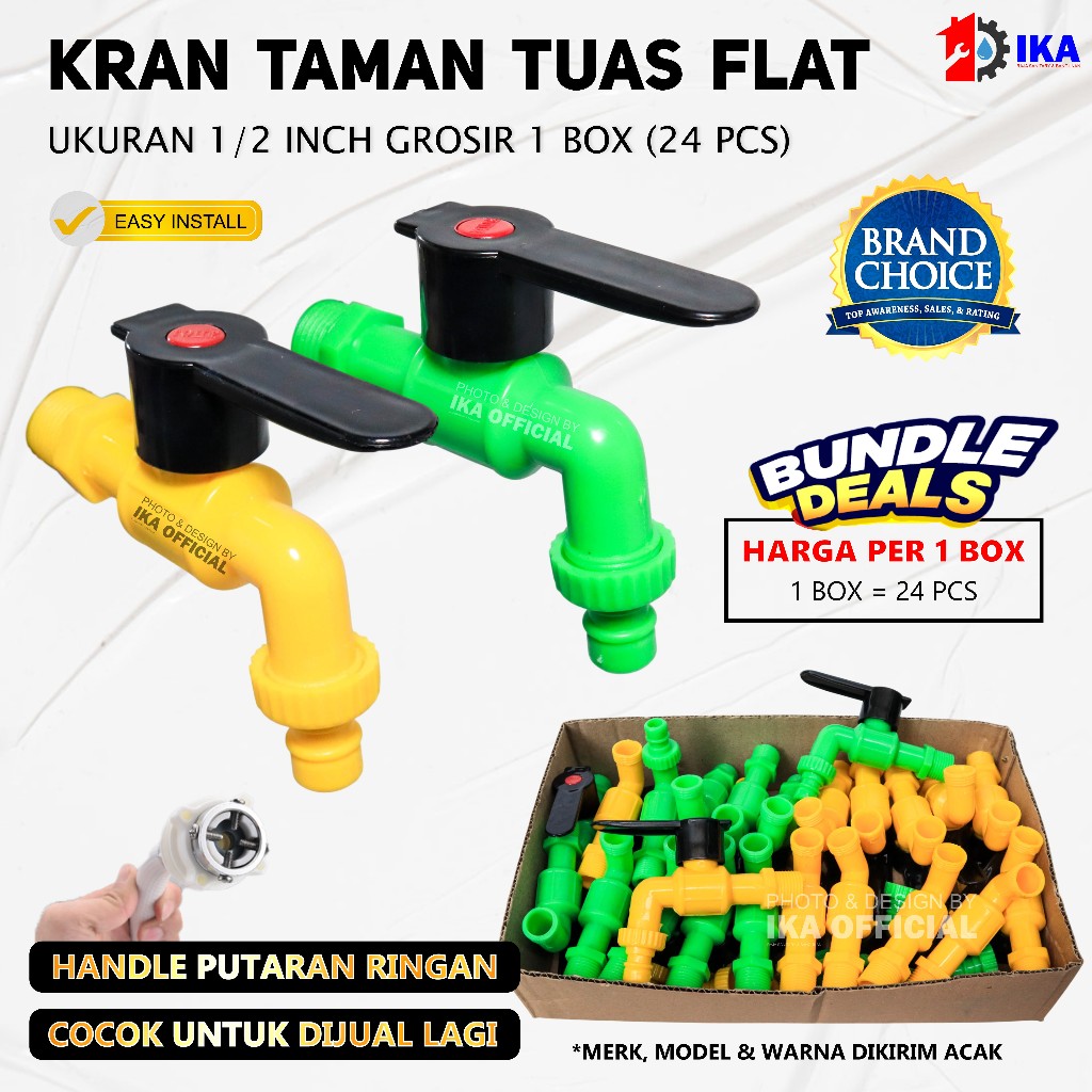 Jual 1 BOX Kran Taman Stabillo Tembok 1/2 Inch - 24 PCS / Kran Tembok ...