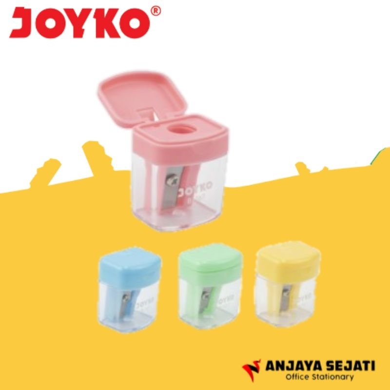Jual Sharpener | Rautan Pensil Joyko B-167 Pastel | Perpak (24pcs ...