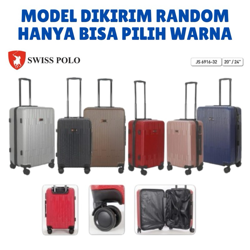 Jual [MODEL RANDOM] KOPER FIBER 20 & 24 INCH SWISS POLO - KOPER FIBER ...