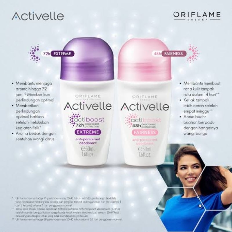 Jual Activelle Even Tone & Extreme Perspirant Roll On Deodorant ...