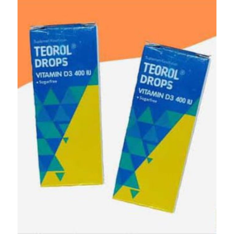 Jual Teorol drops vitamin D3 400 IU Sugarfree vitamin d3 tetes | Shopee ...