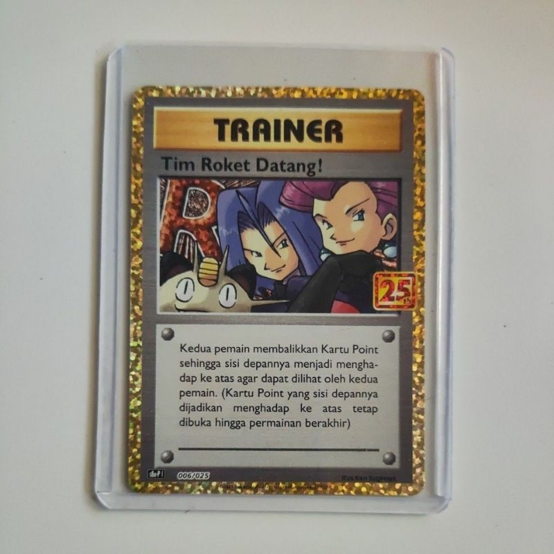 Jual Kartu Pokemon Tim roket datang 25th | Shopee Indonesia