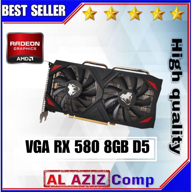Jual VGA AMD RADEON RX 580 8GB GDDR5 256Bit | Shopee Indonesia