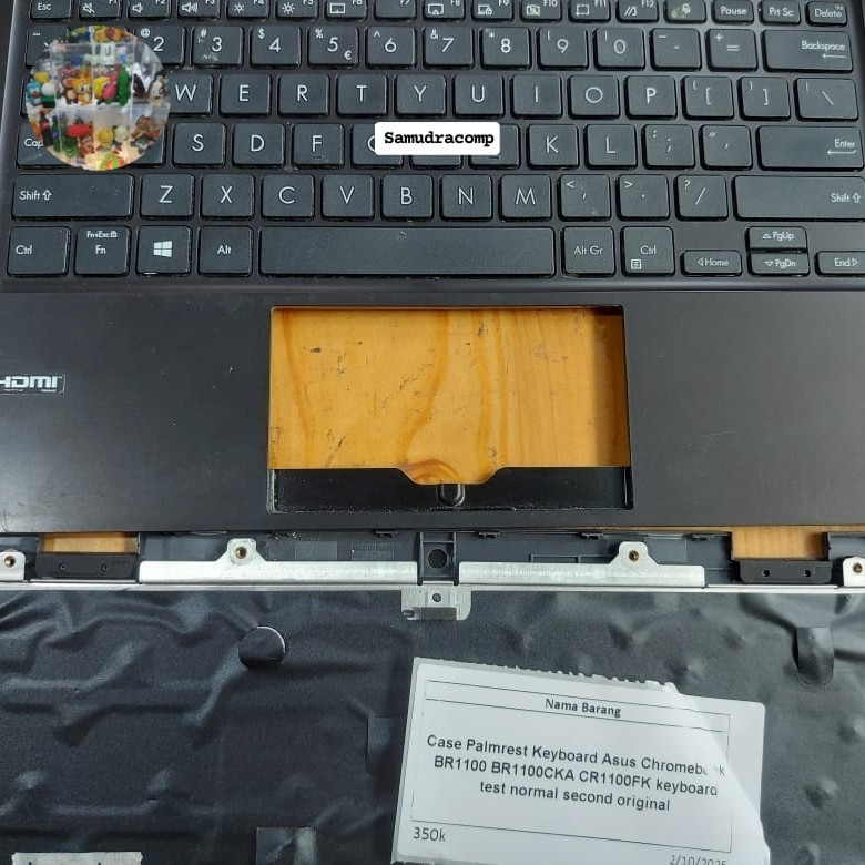 Jual Case Palmrest Keyboard Asus Chromebook BR1100 BR1100CKA CR1100FK ...