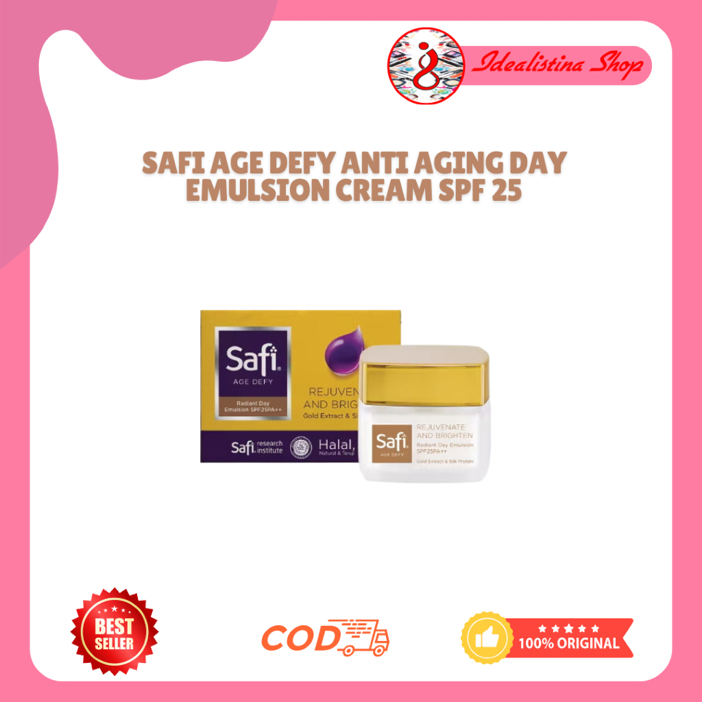 Jual Safi Age Defy Anti Aging Radiant Day Emulsion Cream SPF25 | Shopee ...