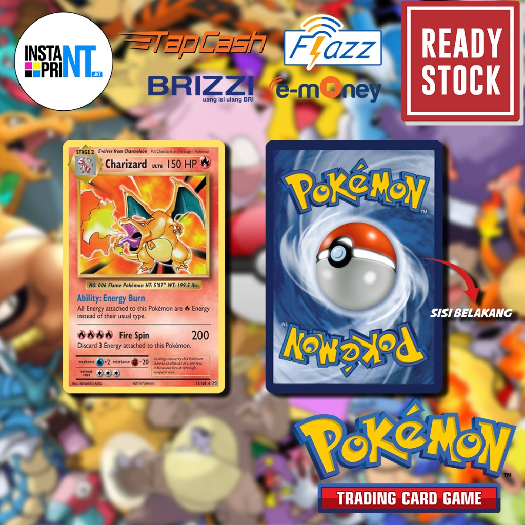Jual POKEMON CARD EDITION Emoney Mandiri Flazz BCA gen 2 Brizzi Tapcash ...