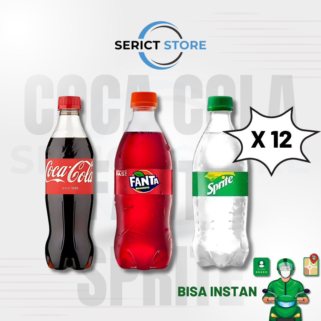 Jual (INSTAN) Coca Cola - Fanta - Sprite kemasan botol 250ml per 12 ...