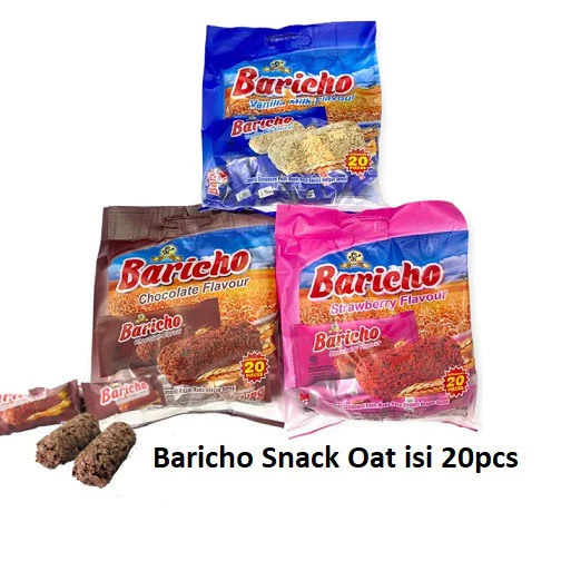 Jual PAKET 3 PAK BARICHO OAT CHOCO | BARICHO SNACK SEREAL RASA COKLAT ...