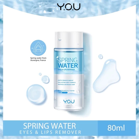 Jual Y.O.U SPRING WATER EYES & LIPS REMOVER 80ML | Shopee Indonesia